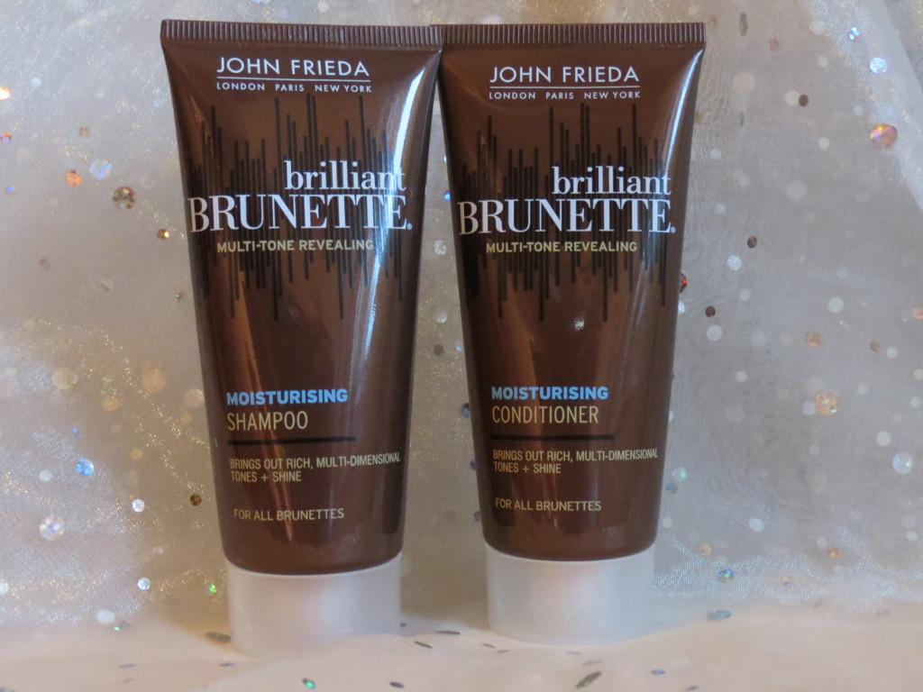 John Frieda brilliant brunette shampoo and conditoner