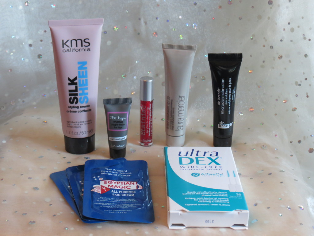 Birchbox contents October 2013 UK